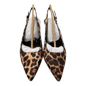 Leopard Slingback Heels · Women’s Size 10